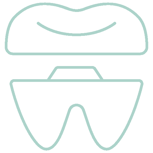 dental crown_colored