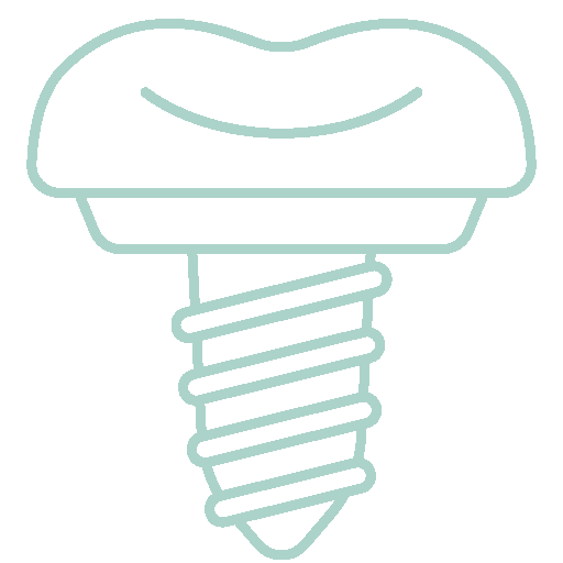 dental implant_colored